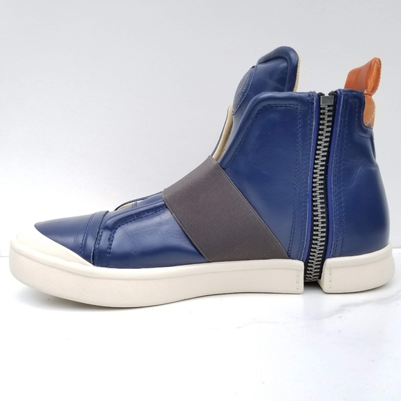Diesel Zip-round S-Nentish Strap Leather Sneakers - Picture 3 of 8